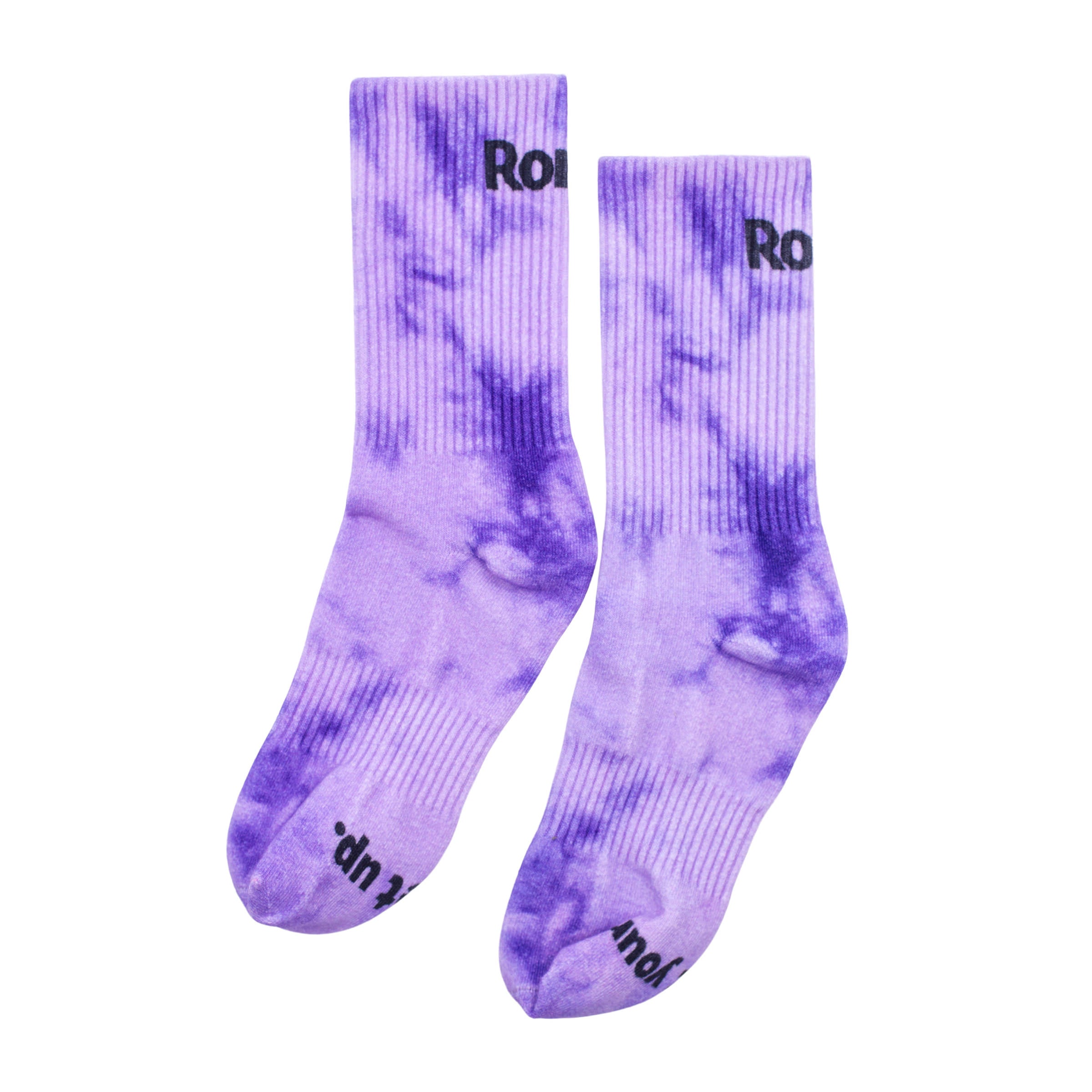 Purple Tie Dye Socks