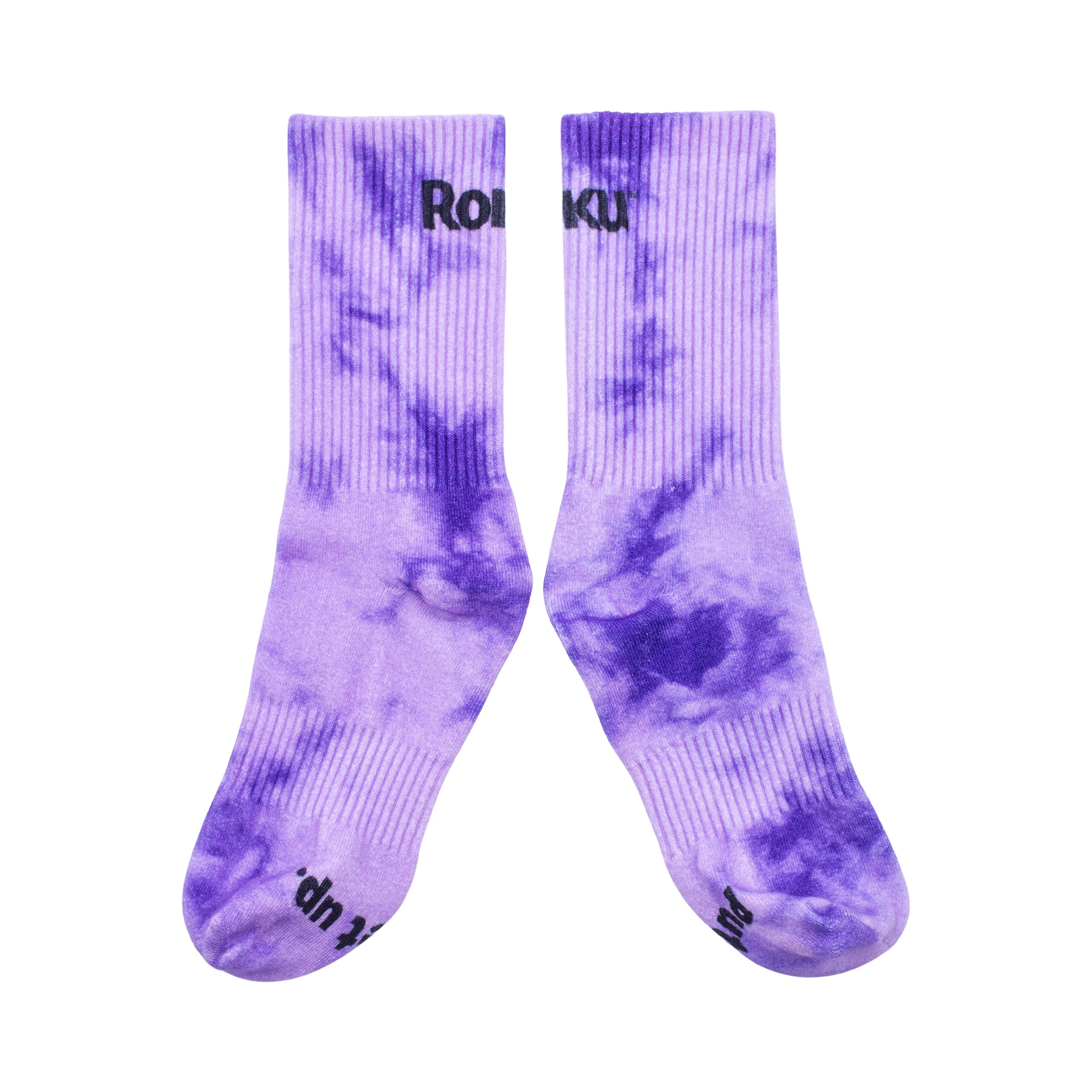 Purple Tie Dye Socks